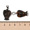 Natural Mahogany Obsidian Pendants G-B127-10P-09-4