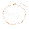 Bohemian Summer Beach Vacation Ocean Natural Cowrie Shell & Faux Pearl Beaded Necklaces HB1516-6