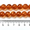 Resin Imitation Amber Beads Strands X-RESI-Z017-01C-4