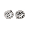 201 Stainless Steel Pendants STAS-U052-02A-P-2