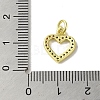 Real 18K Gold Plated Brass Pave Cubic Zirconia Pendants KK-M283-08B-02-3