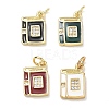 Brass with Crystal Rhinestone & Enamel Charms RB-CBA6830-10G-01-1
