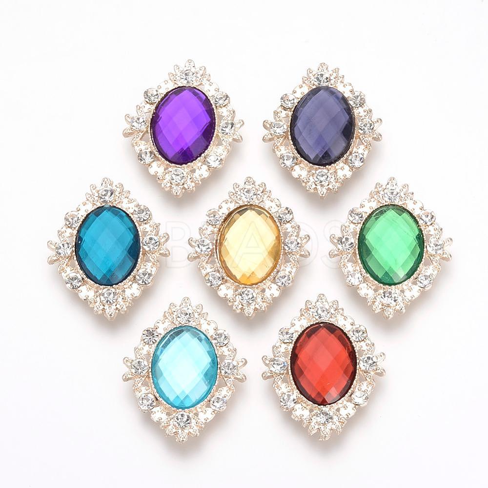 Alloy Rhinestone Flat Back Cabochons - Lbeads.com