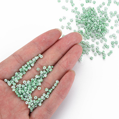 8/0 Opaque Glass Seed Beads SEED-T006-01B-D02-1