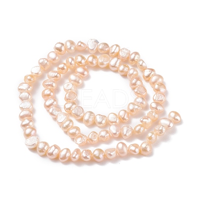 Natural Cultured Freshwater Pearl Beads Strands PEAR-P002-53D-1