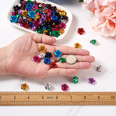 300pcs 10 colors Aluminum Cabochons MRMJ-FW0001-02-1