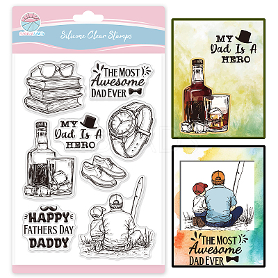 Custom PVC Plastic Clear Stamps DIY-WH0448-0807-1