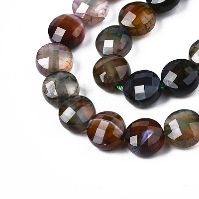 Natural Agate Beads Strands G-S359-366C-1