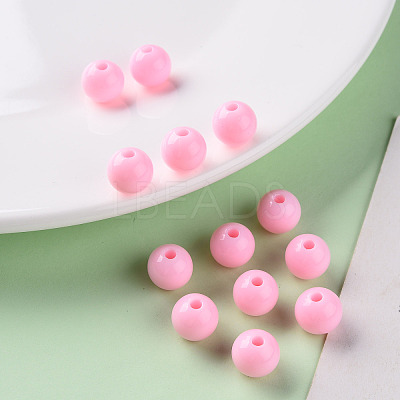 Opaque Acrylic Beads LS-X-MACR-S370-C10mm-A01-1