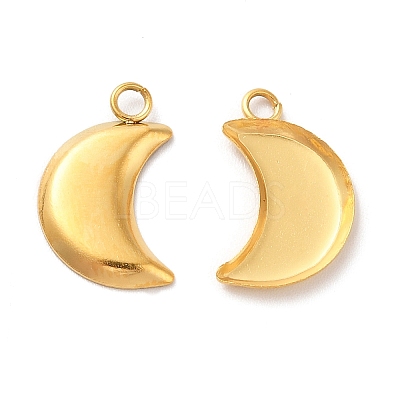 Ion Plating(IP) 304 Stainless Steel Pendant Cabochon Settings STAS-F167-27G-1