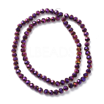Electroplate Glass Beads Strands LS-EGLA-K015-09E-1