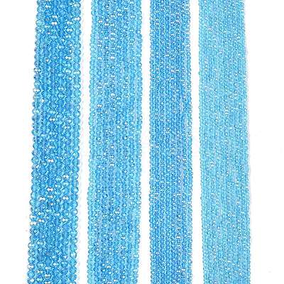 Electroplate Glass Beads Strands EGLA-A044-T2mm-B08-1