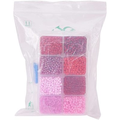 8/0 Round Glass Seed Beads SEED-PH0006-3mm-05-1