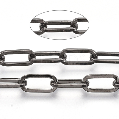 Unwelded Iron Paperclip Chains CH-S125-02F-B-1