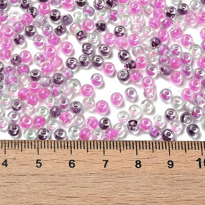 Transparent Glass Round Seed Beads X1-SEED-B001-05A-02-1
