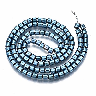 Electroplate Non-magnetic Synthetic Hematite Beads Strands G-T114-62-08-1