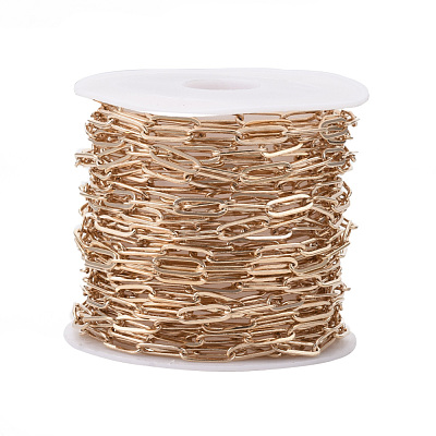 Brass Paperclip Chains CHC-S008-001A-G-NR-1