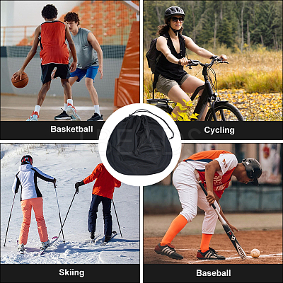 Rectangle Polyester Velveteen Cloth Dustproof Drawstring Bags for Helmets ABAG-WH20023-002B-1