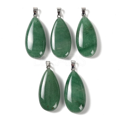 Natural Green Aventurine Pendants GG-CBACB71-02P-06-1