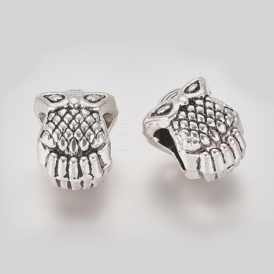 Alloy European Beads MPDL-L028-16AS-1