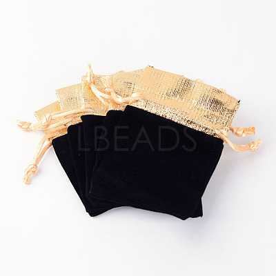 Rectangle Velvet Jewelry Bag X-TP-R001-7x9-01-1