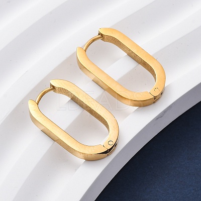 304 Stainless Steel Huggie Hoop Earrings STAS-H156-11C-G-1