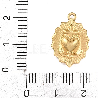 304 Stainless Steel Pendants STAS-D264-06B-G-1