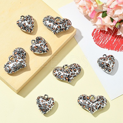 8Pcs 2 Colors Acrylic Pendants OACR-YW0002-55-1