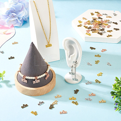 120Pcs 6 Colors Alloy Pendants FIND-TA0006-34-1