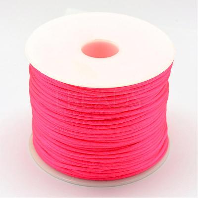 Nylon Satin Rattail Cords NWIR-R033-1.5mm-F106-1
