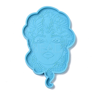DIY Cup Mat Silicone Statue Molds DIY-C012-02-1