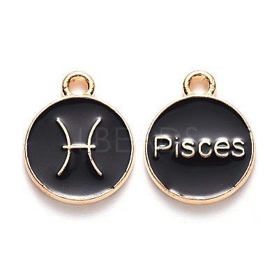 Alloy Enamel Pendants LS-ENAM-S124-01A-08H-1
