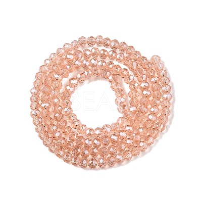 Electroplate Glass Beads Strands EGLA-A044-T2mm-A21-1