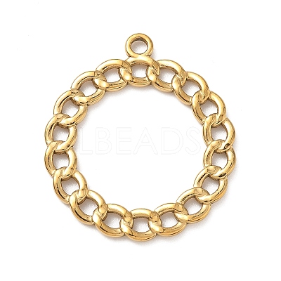 304 Stainless Steel Pendants STAS-I357-02G-03-1