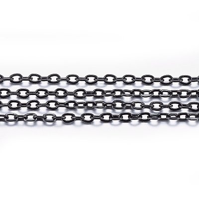 Handmade 304 Stainless Steel Cable Chains STAS-P213-05B-02-1