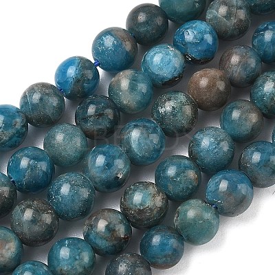 Natural Apatite Beads Strands G-F816-A01-01B-1