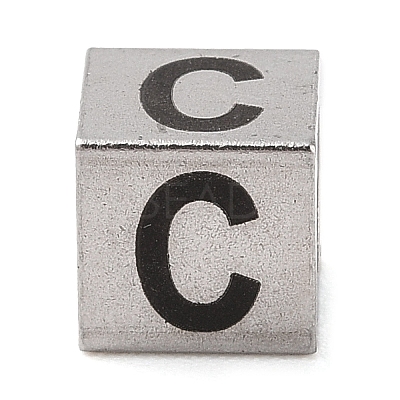 Tarnish Resistant 201 Stainless Steel European Beads LS-STAS-M058-01C-P-1