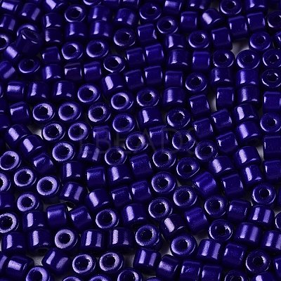 Opaque Baking Paint Glass Seed Beads SEED-T008-02V-1