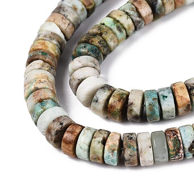 Natural Chrysocolla and Lapis Lazuli Beads Strands G-N367-03A-09-1