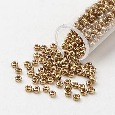 FGB 8/0 Grade A Round Glass Seed Beads SEED-N002-C-0570-1