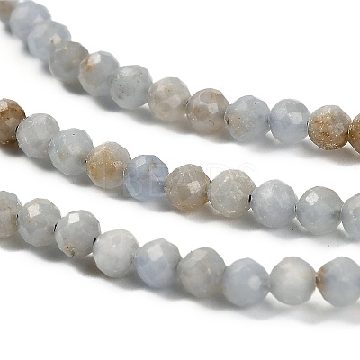 Natural Angelite Beads Strands G-RM2025-30-4mm-1