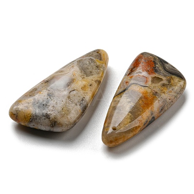 Natural Crazy Agate Pendants G-M405-09-02-1