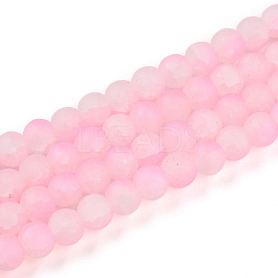 Crackle Glass Beads X1-GLAA-N009-8mm-02-1