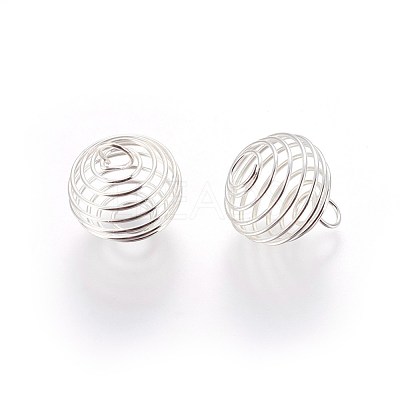 Iron Wire Pendants IFIN-R231-14mm-S-1