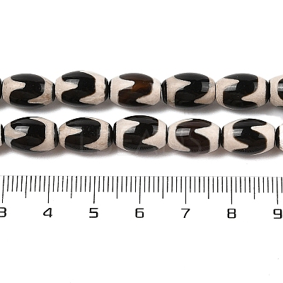 Tibetan Style dZi Agate Beads Strands G-N344-02A-1