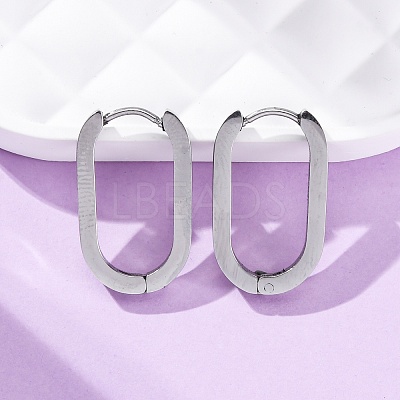 Tarnish Resistant 304 Stainless Steel Huggie Hoop Earrings STAS-H156-11C-P-1