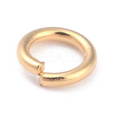 Rack Plating Brass Jump Rings LS-X-KK-O139-18B-G-1