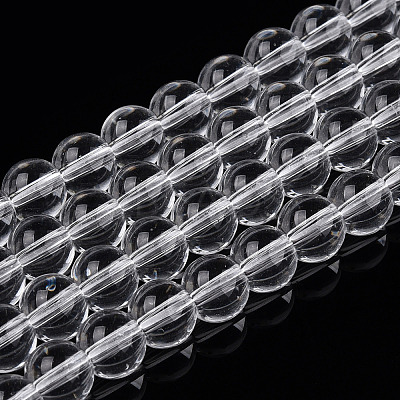 Transparent Glass Beads Strands GLAA-T032-T8mm-13-1