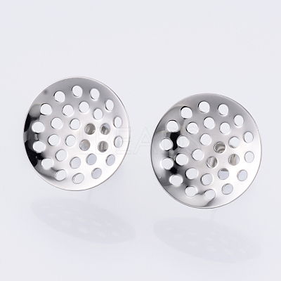 Non-Tarnish 304 Stainless Steel Stud Earring Findings X-STAS-Q231-03C-A-1