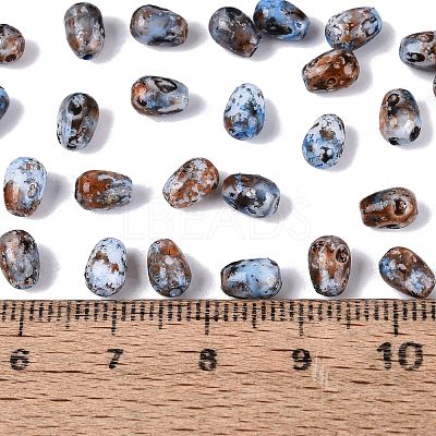 Picasso Glass Seed Beads SEED-N012-10N-1